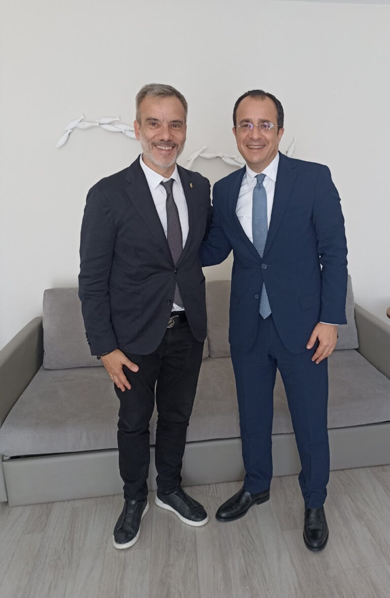 Συνάντηση του Δημάρχου Θεσσαλονίκης Κωνσταντίνου Ζέρβα με τον Πρόεδρο της Κυπριακής Δημοκρατίας Νίκο Χριστοδουλίδη