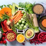 Green,Natural,Vegetables,For,Nutrition.,Natural,Organic,Food,Top,View