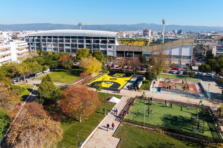 Παραδόθηκε από τον Δήμο Θεσσαλονίκης το ανανεωμένο πάρκο Αλκμήνης στη Χαριλάου