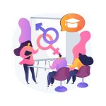 Sexual education abstract concept vector illustration.